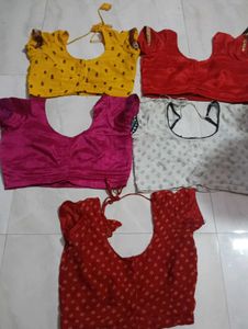 Assorted Ethnic Blouses - Pack of 5