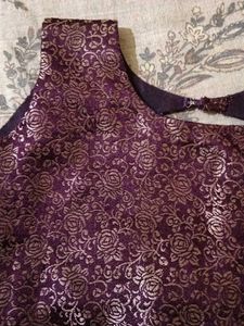 Elegant Brocade Scert Blouse