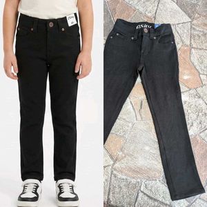 Kids Black stretchable jeggings