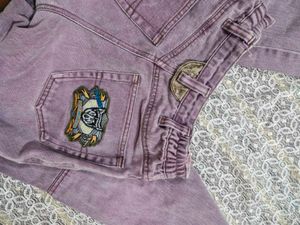 Lavender Relaxed Fit Denim Jeans