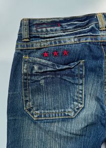 Y2K low rise bootcut jeans