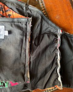 Y2K Punk Rock Print Corset Top