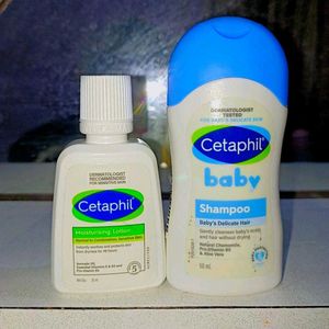 Cetaphil Baby Moisturising Lotion & Shampoo 75 ml