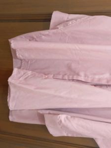 Pink Oversized Collared Shirt