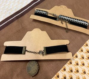 Set of 3 Black Velvet Chokers