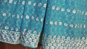 long ethenic gown
