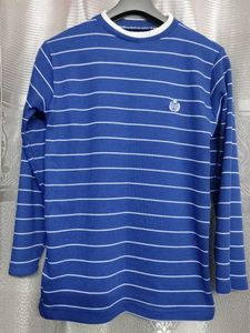 Striped Blue Long Sleeve Top