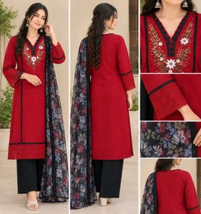 Elegant Embroidered Kurta Set