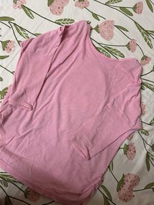 Pink Graphic Print Top