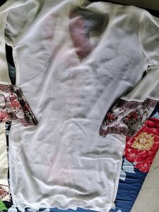 Cream Embroidered Palazzos