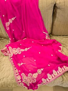 Brand New Party Wear Vibrant Saree
