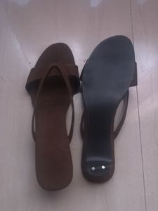 Chic Brown Suede Heel