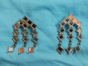 Mirror Work Choker with Earrings