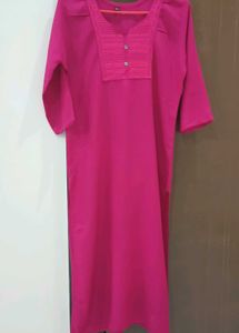 Vibrant Pink Kurti Top
