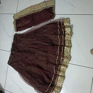 Maroon Lehenga Choli Set