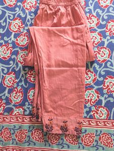 Kurta With Straight Pant And Dupatta Size 32