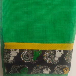 kalamkari cotton Saree with blouse