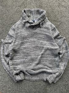 Heathered Gray Knit Pullover