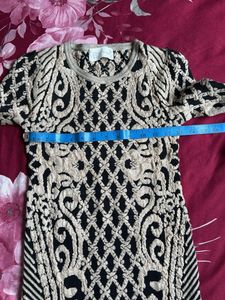 Elegant Embellished Mini Dress