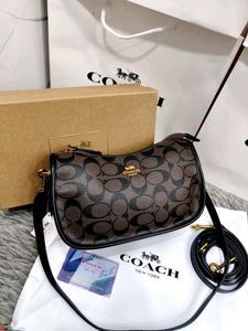 COACH* *SIGNATURE CANVAS MINI SHOULDER BAG*