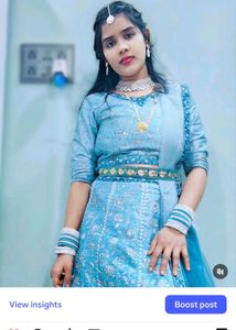 Stunning Teal Ombre Lehenga Choli