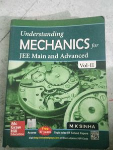 Understanding Mechanics for JEE Vol 2 MK Sinha