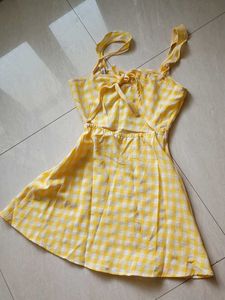 Yellow Gingham Sundress