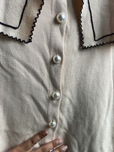 Formal Ribbed Top