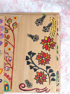 Hand-painted Vintage Sheets for Arts &amp; Crafts