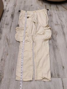 Y2K Beige Cargo Pants