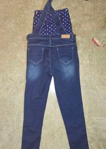 Blue Denim Jumpsuit For Women