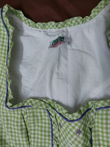 Vintage Cottage Green Dress