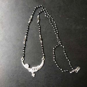 Pure Silver white stone Elegant Mangalsutra