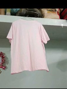 SHEIN Pink Graphic Tee