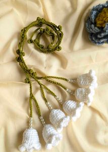 Handmade Crochet Flower Necklace