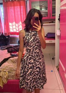 Stylish A-line Printed Dress