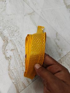 New Beautiful Yellow Lace For Saree