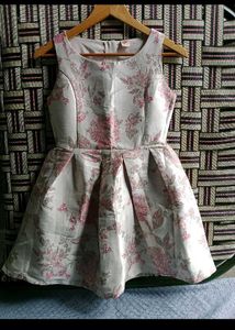 Floral Print Fit and Flare Dress