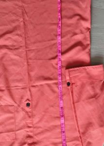 Women's White Kurta with Blue Print