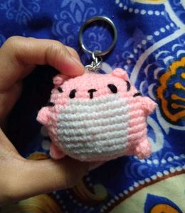 Fat Cat Keychain