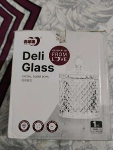 Deli Glass Flame Sugar Bowl