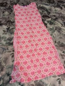 Pink Printed A-Line | Indie Boho Ethnic Kurti