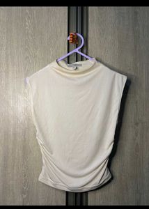 Chic Ruched Sleeveless Top