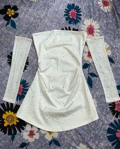 Sparkling Strapless Mini Dress