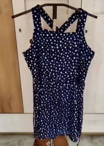 Blue Polka Dot Dress