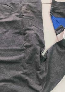 Men's Grey Striped Sweatshirt