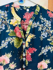 Floral Cotton Gown new