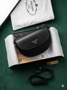 Prada Black Leather Shoulder Bag