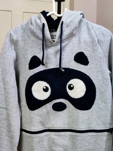 💥BUY1GET1💥 women's cute grey hoodie panda handloomed