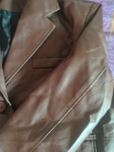 NewMe Faux Leather Blazer Jacket